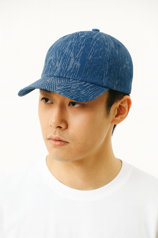 Cap – Denim line embroidery design