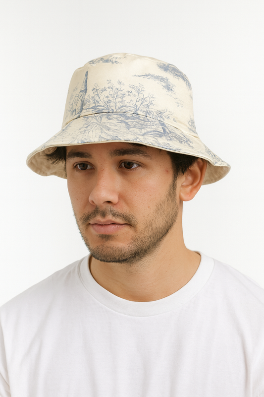 Bucket Hat – Oriental Flower Print