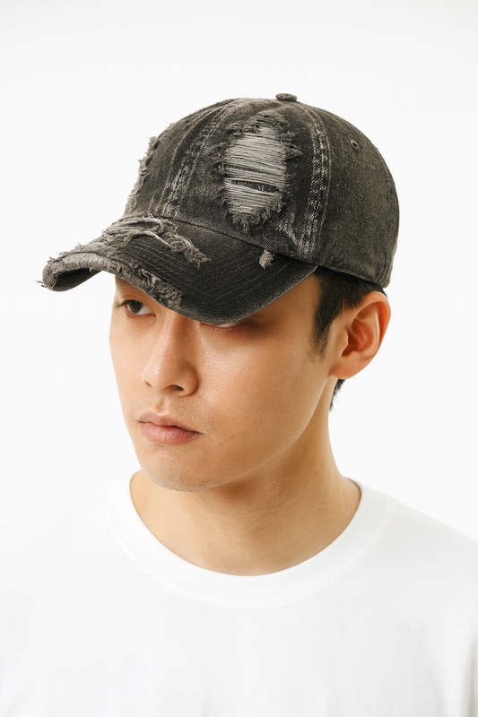 Cap – Distressed Denim