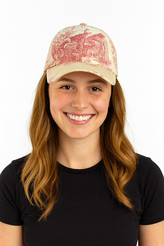 Cap – Oriental Flower Print
