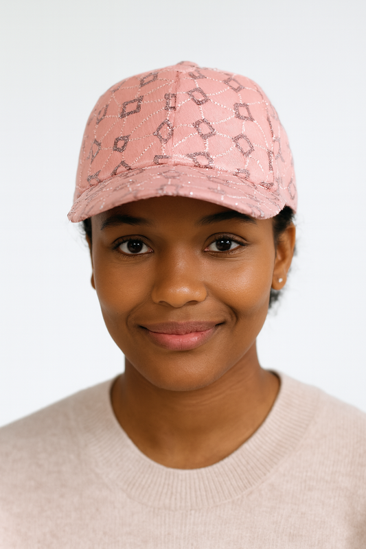 Cap – Diamond sequins pattern