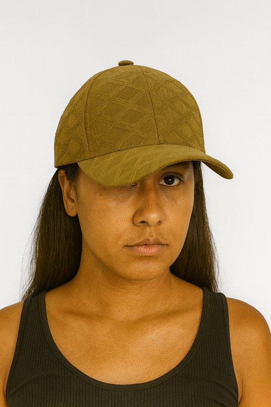 Cap - Textured Diamond - Brown
