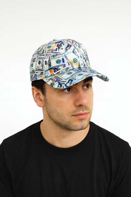 Cap - Money Print - Multicolour Notes