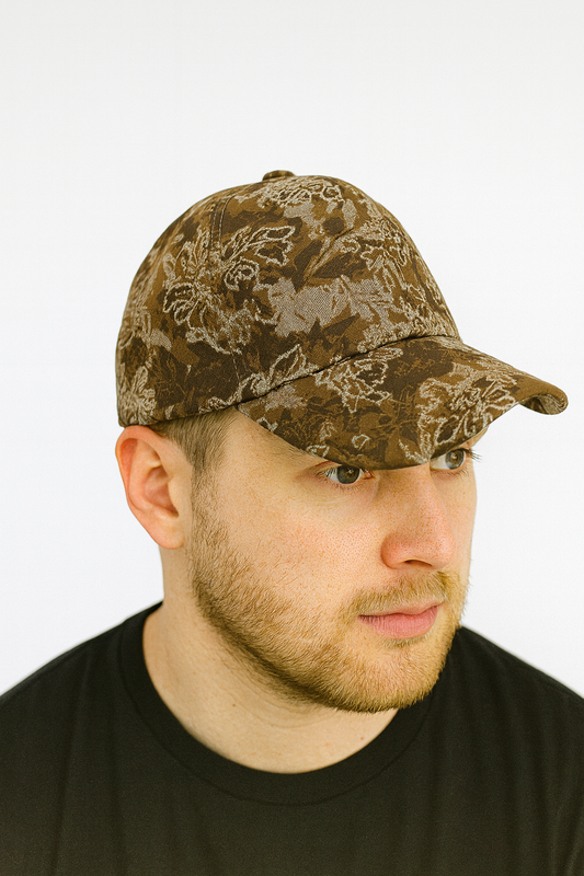 Cap - Glitter Floral - Multicolour/Gold